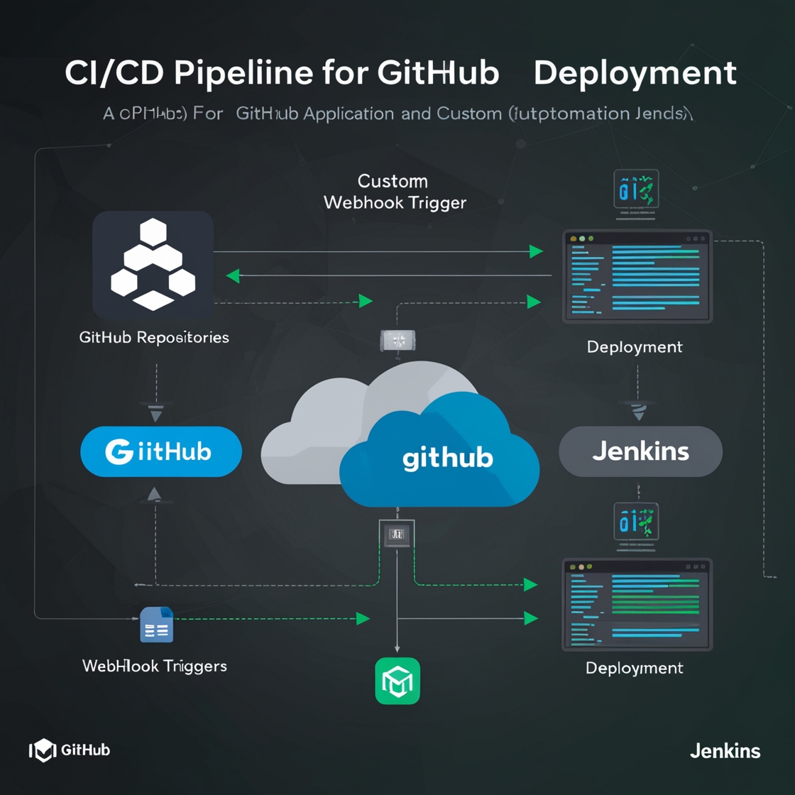 CI/CD pipeline for GitHub application deployment